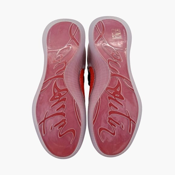 Christian Louboutin Arpoador Navy Drawstring Sock Sneakers Size 37 US 7 Women's - Picture 13 of 15